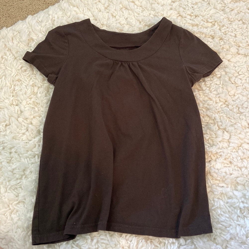 Y2K Brown Top